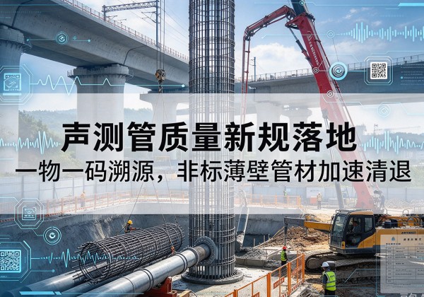 衡水声测管质量新规落地，一物一码溯源，非标薄壁管材加速清退
